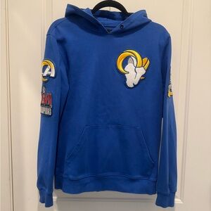 Los Angeles Rams Chenille Super Bowl LVI Luxury Edition NFL Hoodie - S